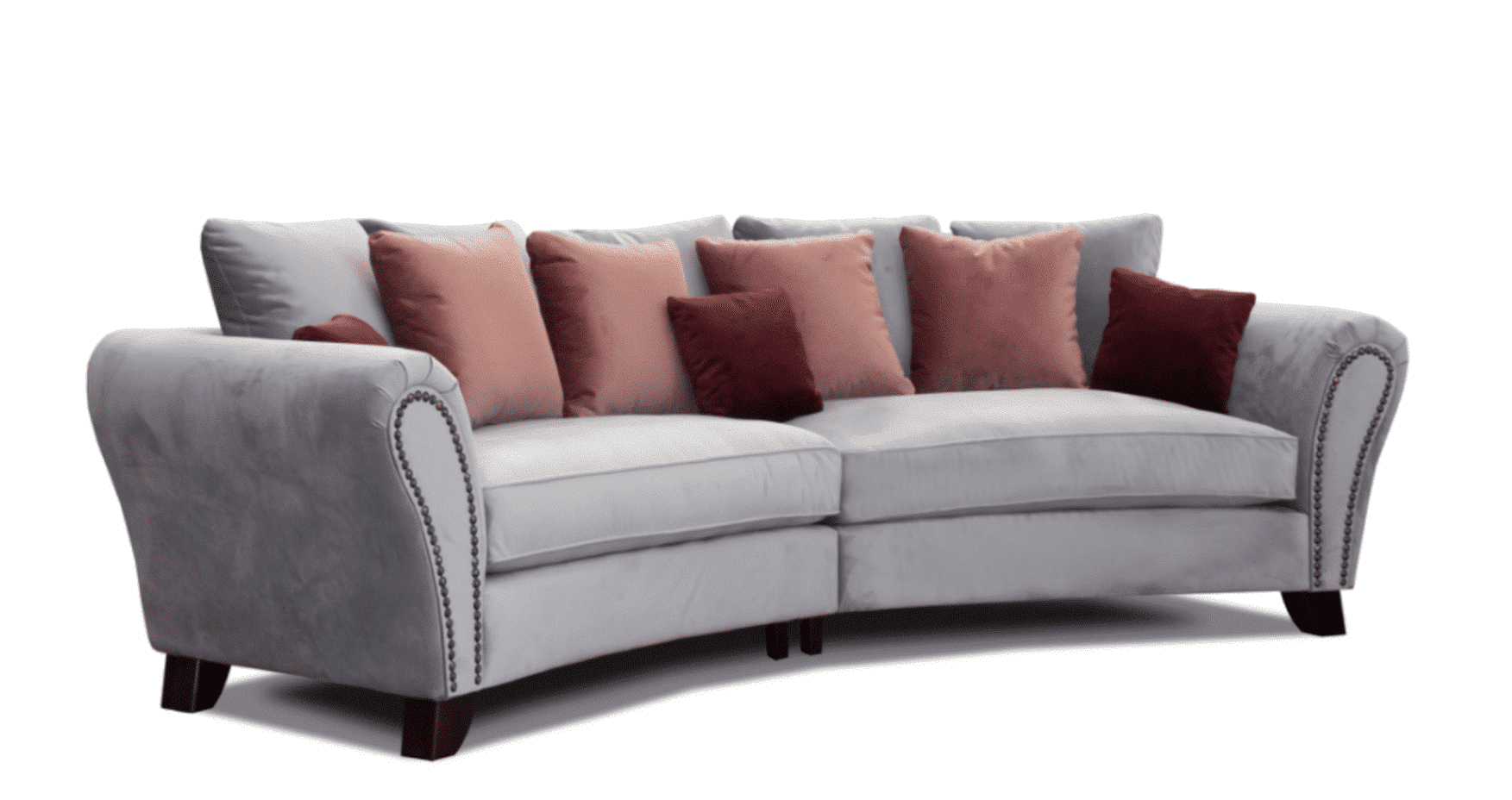 Alegeți dintr-o varietate de țesături prezentate pentru a vă crea combinația unică de culori și materiale.